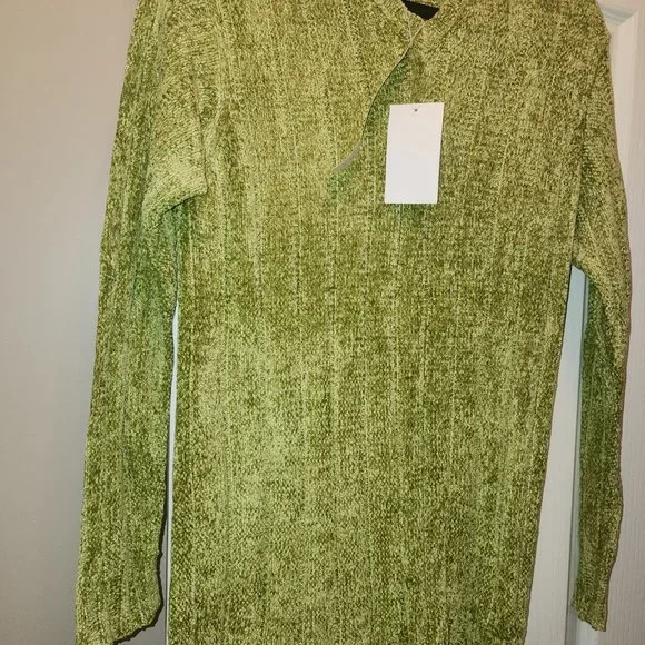 Olive green Size M: August Silk sweater - Picture 3 of 3